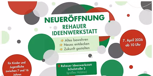 Er\u00f6ffnung der Rehauer Ideenwerkstatt
