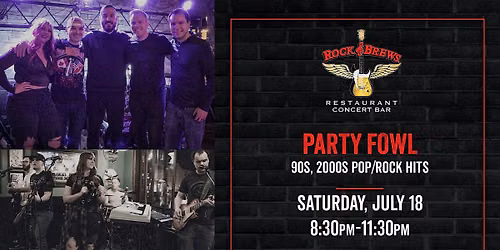 PARTY FOWL 90s-2000s COVER BAND @ Rock & Brews Royal Oak