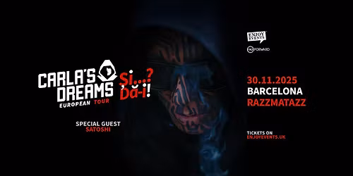 CARLA\u2019S DREAMS | \u201c\u0218i..? D\u0103-i!\u201d | Special Guest: SATOSHI | BARCELONA | 30.11