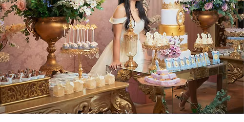 Centros de Mesa con Globos para tu Fiesta de Quincea\u00f1era