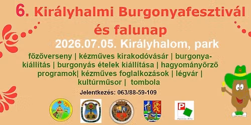 6. Kir\u00e1lyhalmi burgonyafesztiv\u00e1l \u00e9s falunap