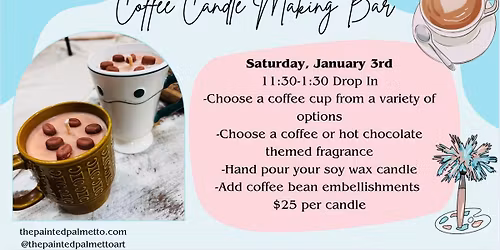 Coffee Candle Making Bar