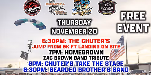 Bert's St. Pete BikeFest: Chuter's Parachute Jump