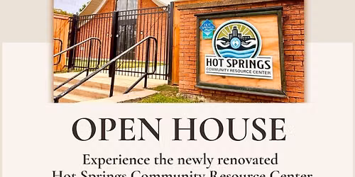 City of Hot Springs Community Resource Center Open House