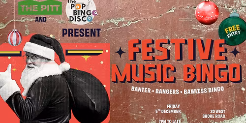 Pop Bingo Christmas Disco - Festive Music Bingo