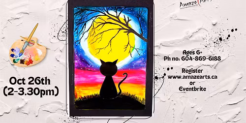 Neon Canvas painting for kids & parents