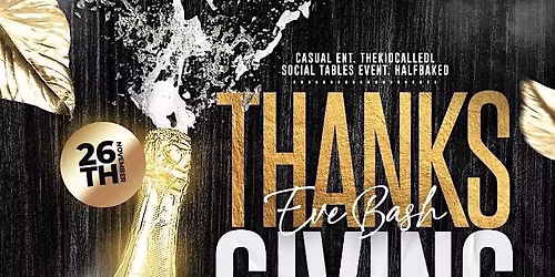 THANKSGIVING EVE BASH
