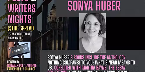 Norwalk Poets & Writers Night \u2013 Featuring Nonfiction Writer Sonya Huber