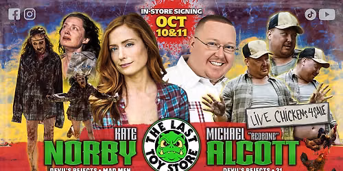 Kate Norby and Michael "Redbone" Alcott In-Store Signing at The Last Toy Store