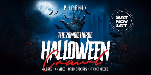 Zombie Horde Halloween Pub Crawl Phoenix 2025