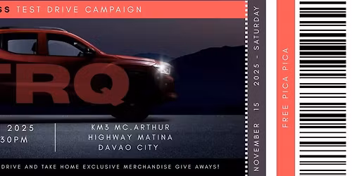 SATURDAY PARTY TEST DRIVE 