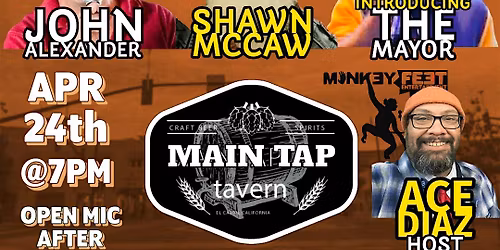 COMEDY NIGHT AT THE TAP! w\/host Ace Diaz