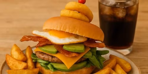 Men\u00fas Burger All Day en Waffle Barcelona
