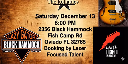 The Rollables Live Music at The Lazy Gator Bar