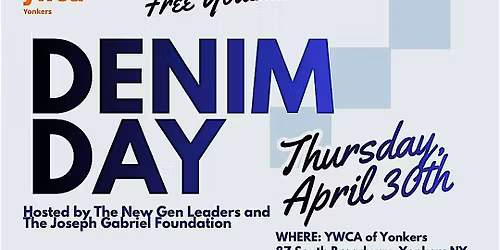 YWCA of Yonkers "Denim Day" A Free Youth SA Awareness Event