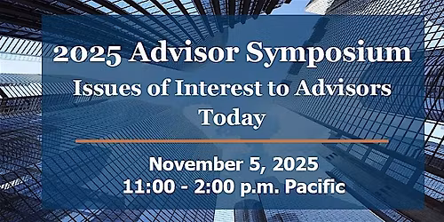 2025 Advisor Symposium