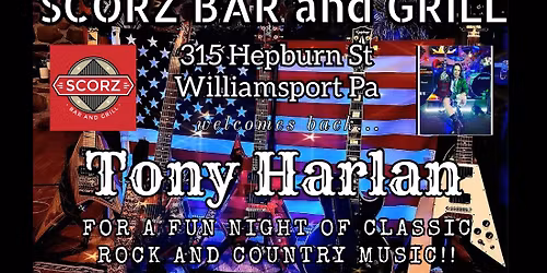 Tony Harlan at Scorz