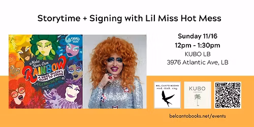 Storytime & Signing with Lil Miss Hot Mess