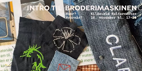Introduktion til broderimaskinen