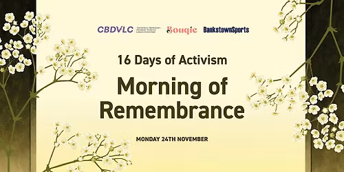 Morning of Remembrance- Launching 16 Days of Activism