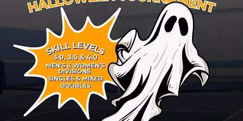 Halloween Pickleball Tournament Oct. 24 & 25