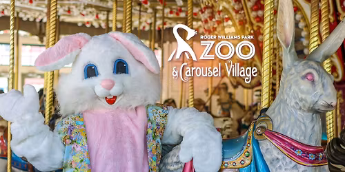 Photos with the Easter Bunny at Carousel Village