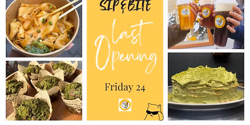 One Last Sip & Bite \ud83d\udc9b