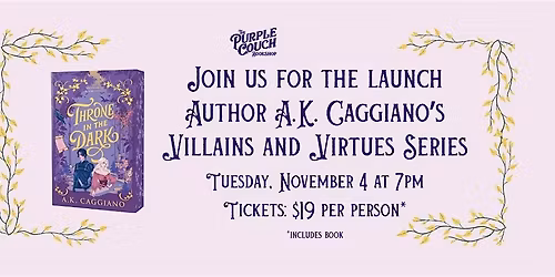 Author A.K. Caggiano's Book Launch