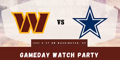District Alley Presents: Commanders vs Cowboys Cookout