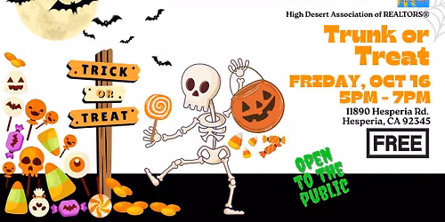HDAOR Trunk or Treat