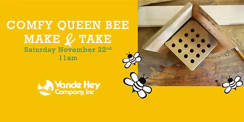 Comfy Queen Bee Make and Take Workshop