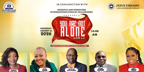 You are not alone!