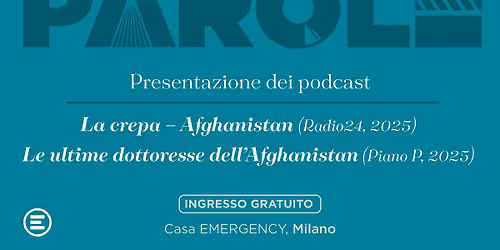 Podcast "La crepa - Afganistan" e "Le ultime dottoresse dell'Afghanistan"