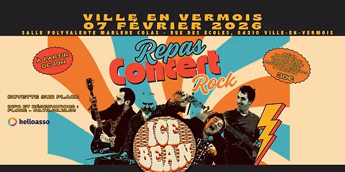 ICE BEAN - Repas \/ Concert \u00e0 Ville en Vermois