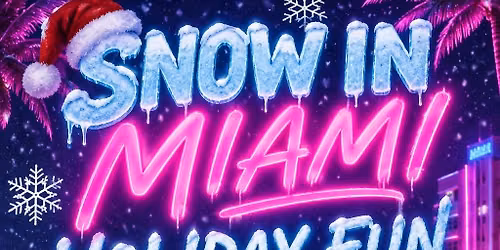Snow in Miami Winter Fun