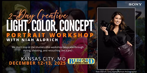 Light, Color, Concept: A 2-Day Creative Portrait Workshop with Niah Aldrich