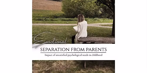ONLINE SEMINAR - Emotional Separation from Parents