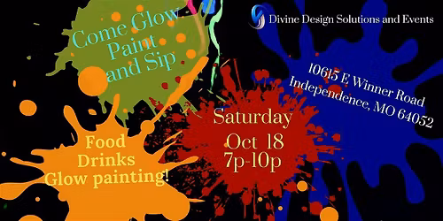 Let’s GLOW Paint  and Sip