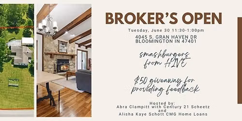 Broker's Open Tuesday