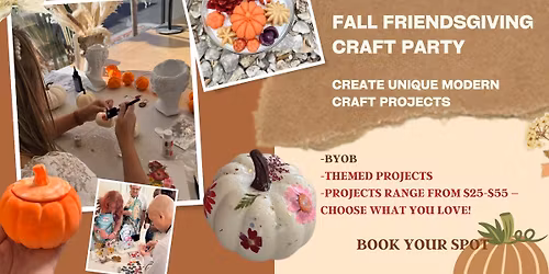 \ud83c\udf42 Fall Friendsgiving Craft Party \ud83c\udfa8