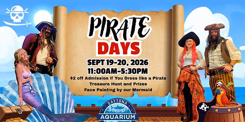 Pirate Days at The Daytona Aquarium