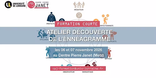 Formation Courte "Atelier d\u00e9couverte de l'\u00c9nn\u00e9agramme"