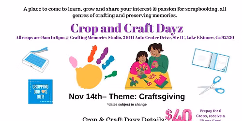 Crop & Craftsgiving Crop & Craft-Scrapbooking\/Crafting