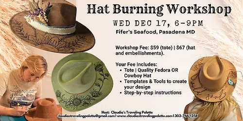 Hat & Tote Burn Party at the Fifer's Seafood