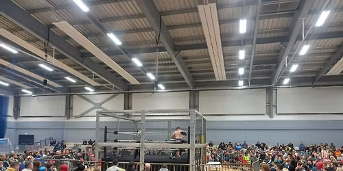 AMERICAN WRESTLING EPW MIDDLESBROUGH 20FT STEEL CAGE MATCH!
