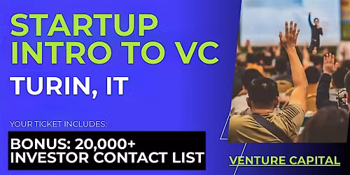 Startup Intro to VC: Connect with Investors in Turin and Beyond