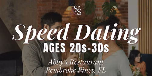 Jewish Singles Speed Dating Ages 20s-30s in Pembroke Pines, FL at Abby's