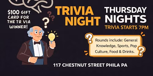 Thursday Trivia at 117 @ Olde City