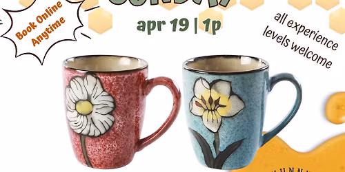 \ud83c\udf38 Floral Mug Wheel Throwing Class \u2615 \ud83c\udf38