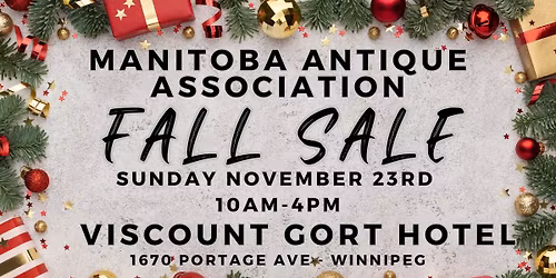 Manitoba Antique Association Fall Sale